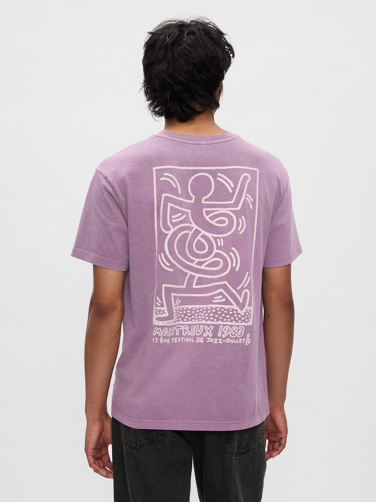 T-shirt à imprimé &# Keith Haring