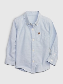 View large product image 4 of 9. babyGap Oxford Shirt