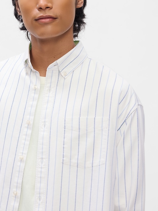 L'image numéro 4 présente Chemise Oxford ample