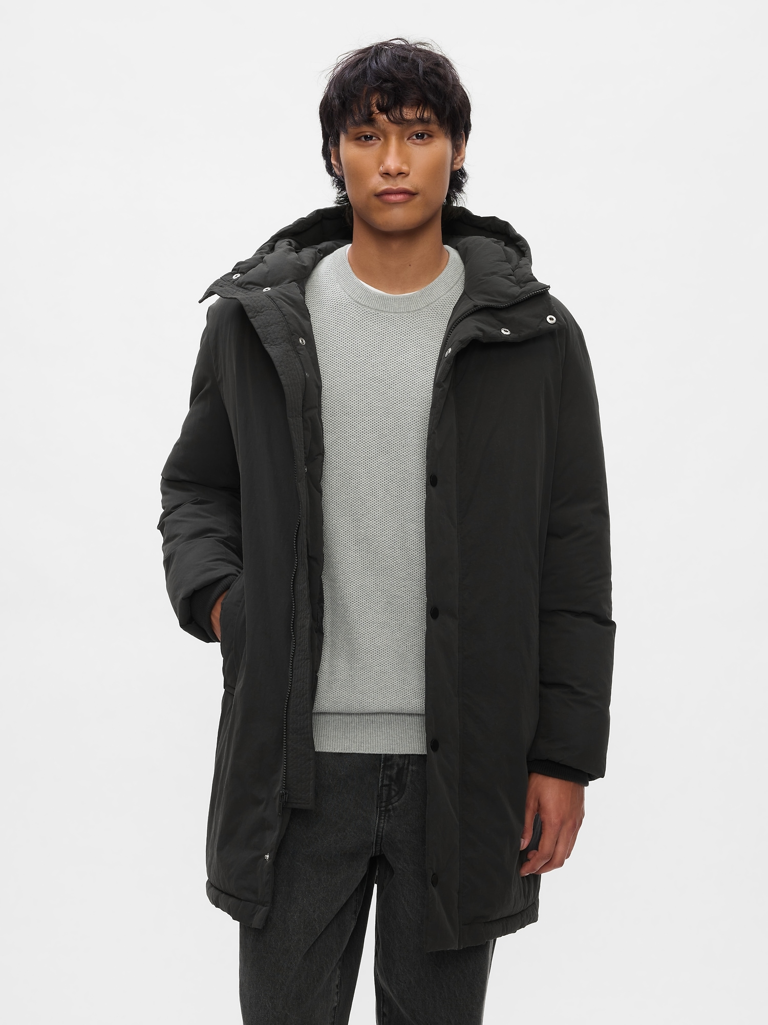 Gap mens down jacket best sale