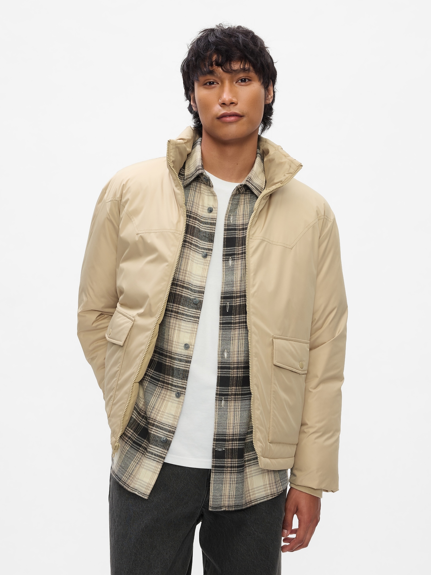 Gap Men s Recycled Modern Puffer Jacket