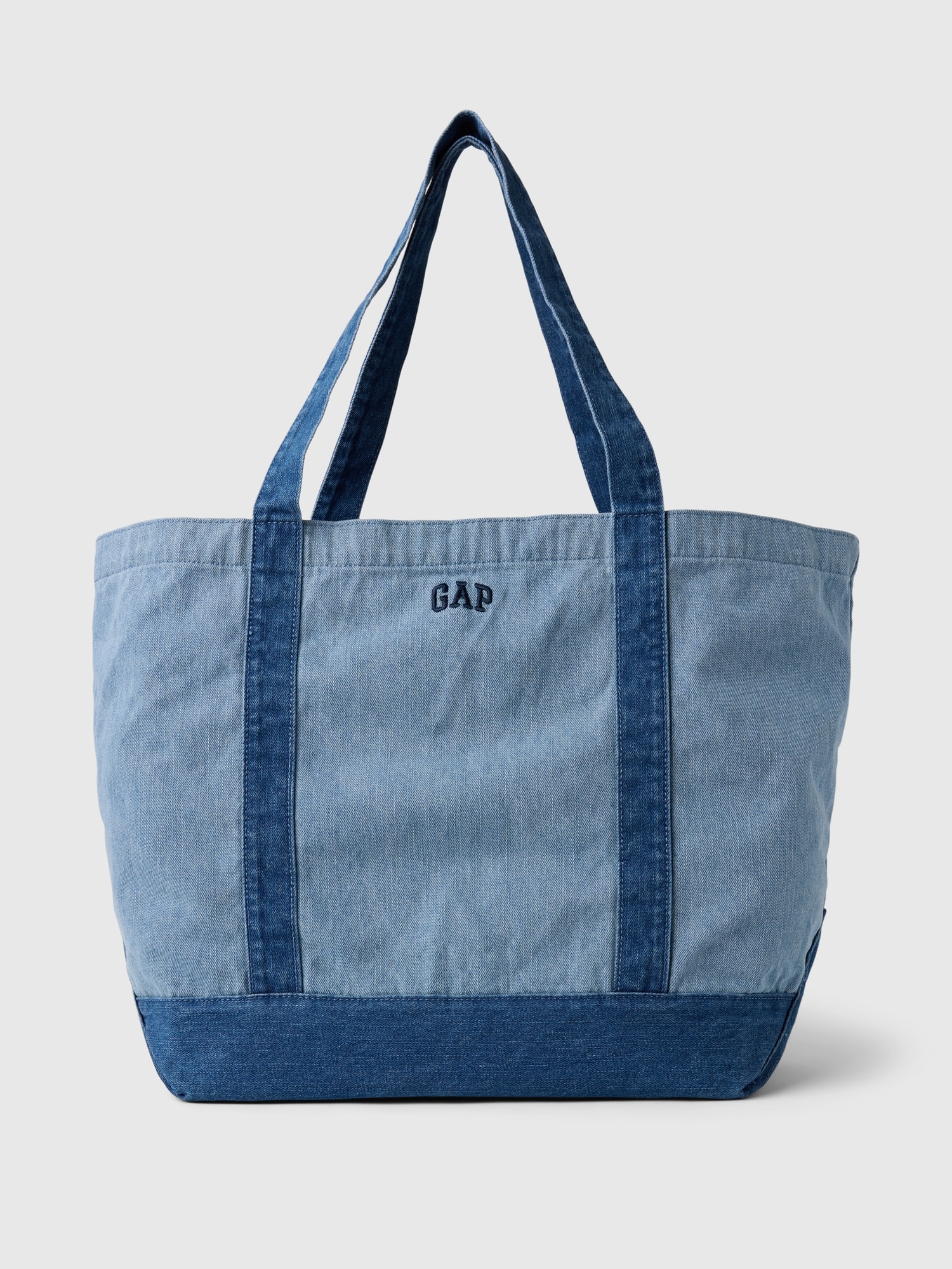 Fourre-tout à bandoulière en denim avec logo Gap