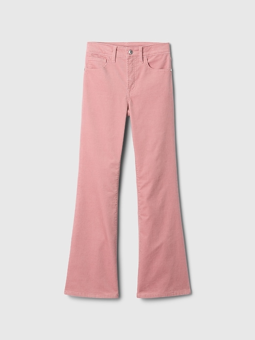 Image number 6 showing, Kids High Rise Velvet &#39;70s Flare Jeans