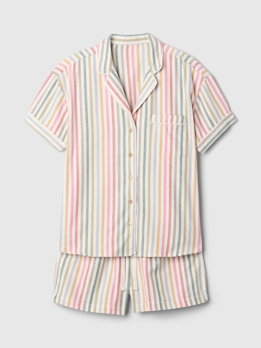 Image number 6 showing, Flannel PJ Shorts Set