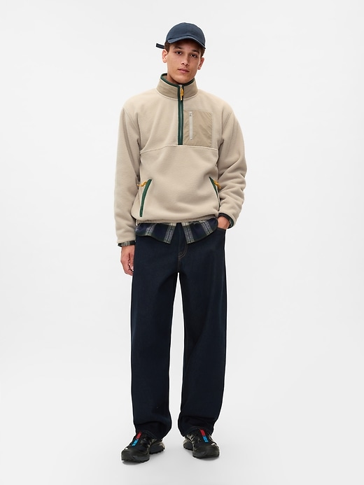 Image number 7 showing, Sherpa Half-Zip Pullover