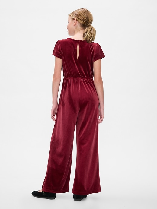 Image number 2 showing, Kids Velour Jumpsuit