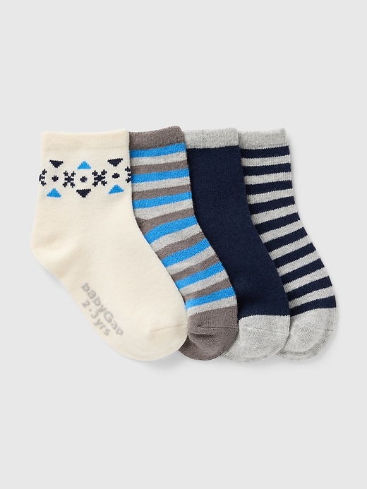 Voir une image plus grande du produit 1 de 1. Chaussettes courtes babyGap (paquet de 4 paires)