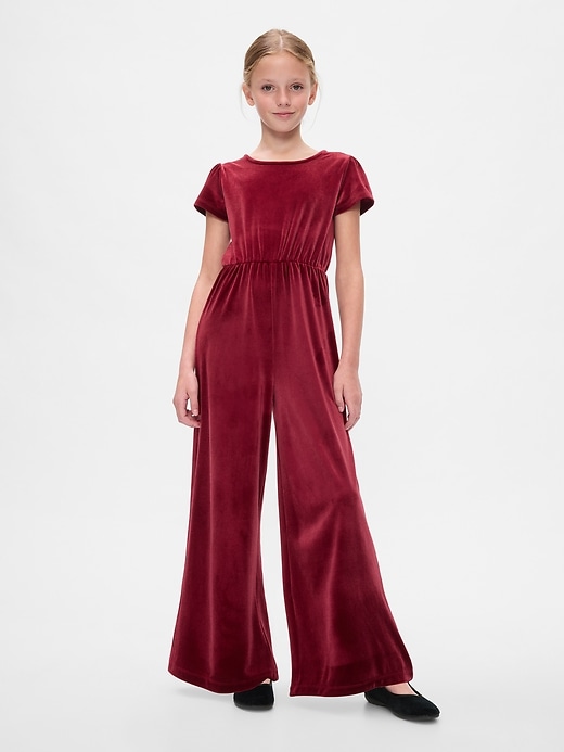 Image number 1 showing, Kids Velour Jumpsuit