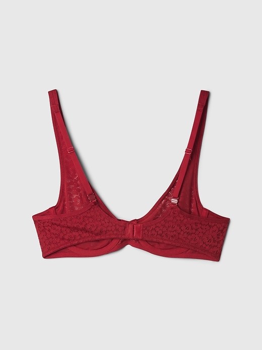 Image number 6 showing, Lace Unlined Semi-Demi Bra