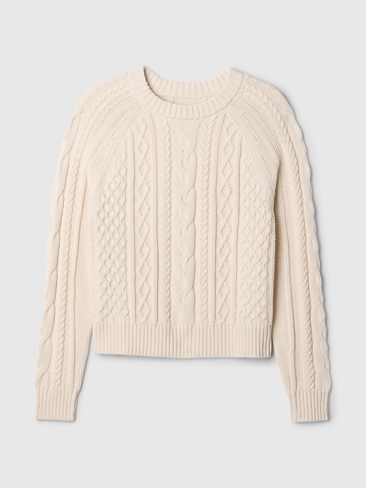 Image number 5 showing, Classic Cable-Knit Sweater