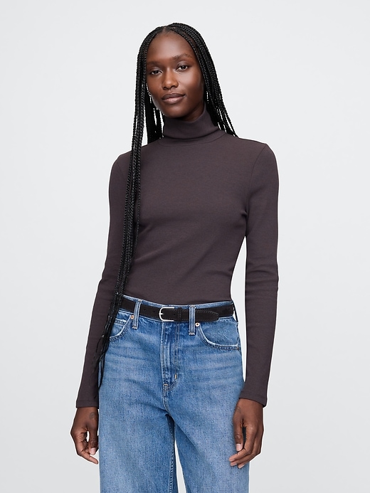 Image number 1 showing, Modern Rib Turtleneck