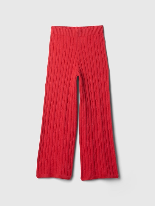 Image number 9 showing, Kids CashSoft Cable-Knit Sweater Pants