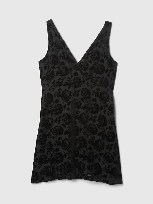 Image number 7 showing, Velvet Floral Mini Dress