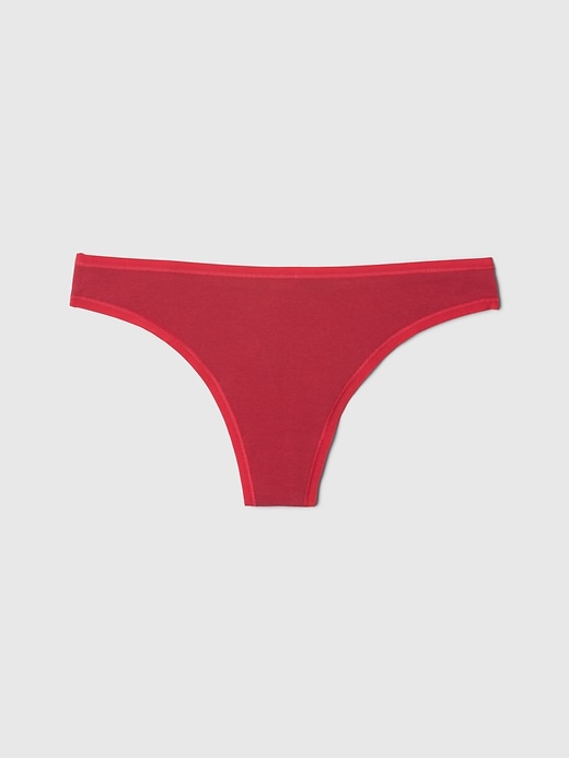 Image number 3 showing, Organic Stretch Cotton Thong