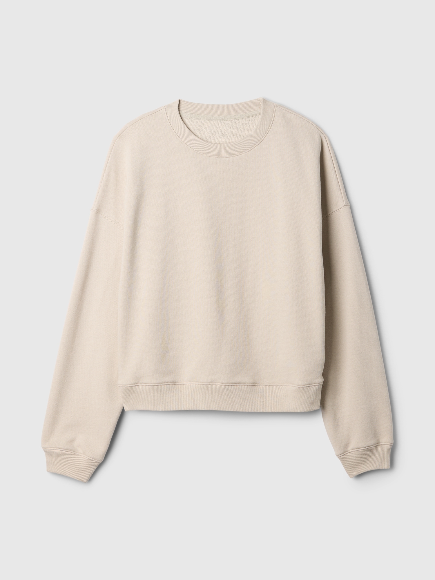 French Terry Wedge-Seam Sweatshirt