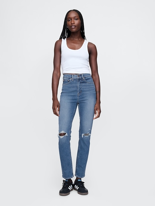 Image number 9 showing, High Rise Vintage Slim Jeans