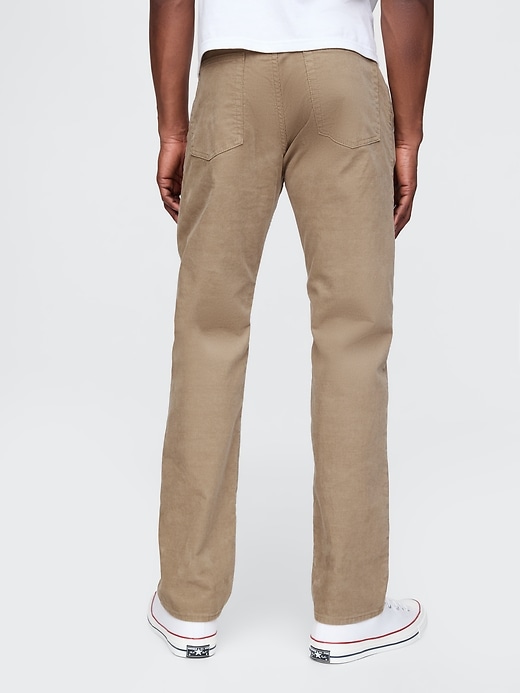 Image number 9 showing, Straight Corduroy Jeans with GapFlex