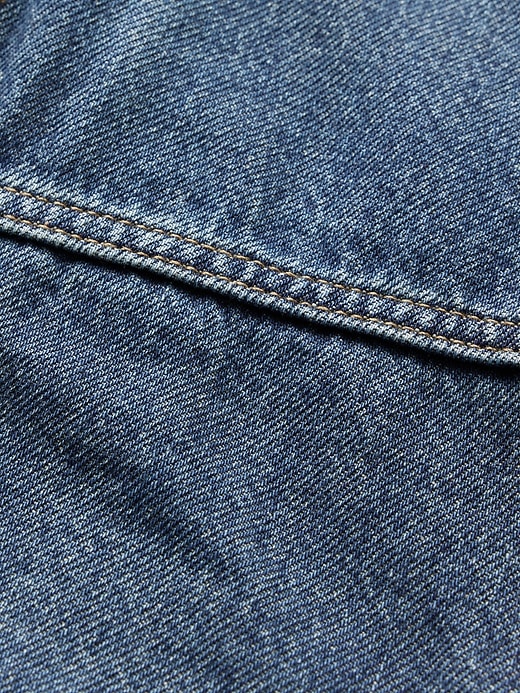 L'image numéro 4 présente Chandail à capuchon douillet à glissière en denim douillet pour Enfant