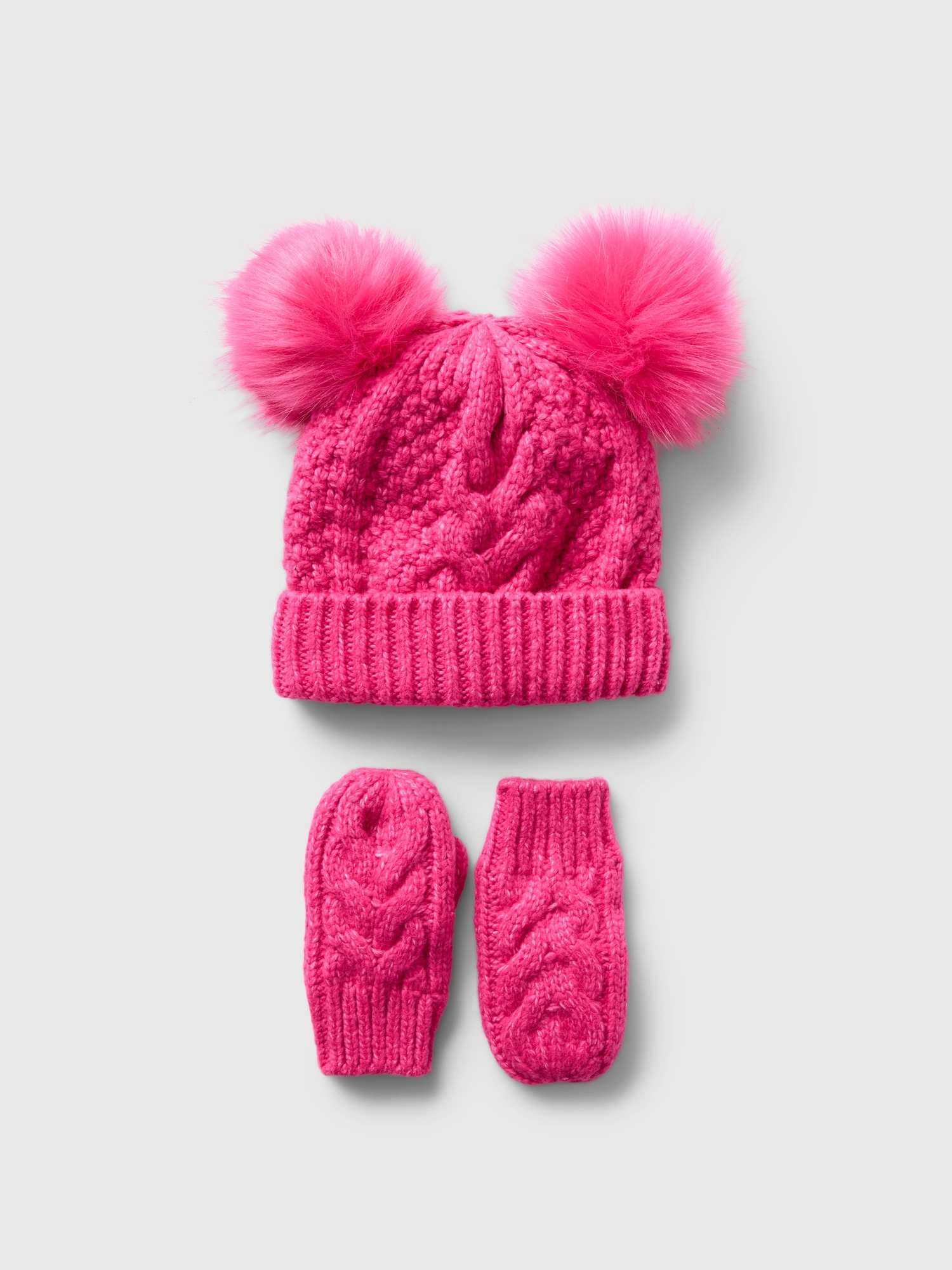 Ensemble avec bonnet à pompons babyGap