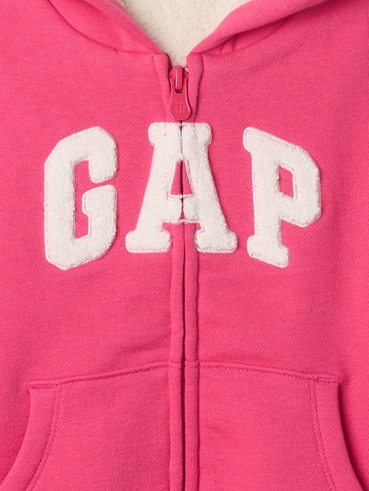 Image number 5 showing, babyGap Cozy Vintage Soft Zip Hoodie