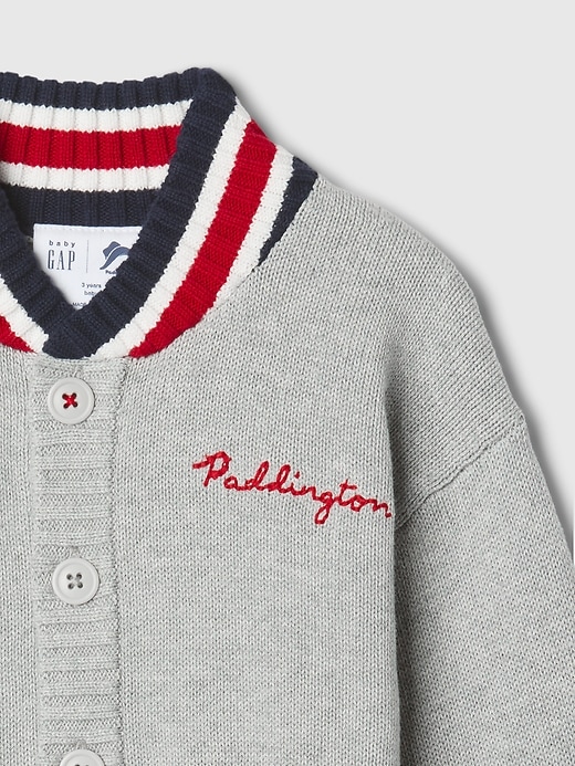 Image number 4 showing, Baby &amp; Toddler Paddington Embroidered Varsity Sweater