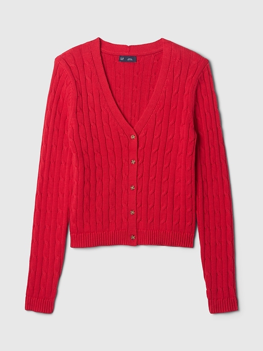 Image number 9 showing, Cable-Knit Cardigan