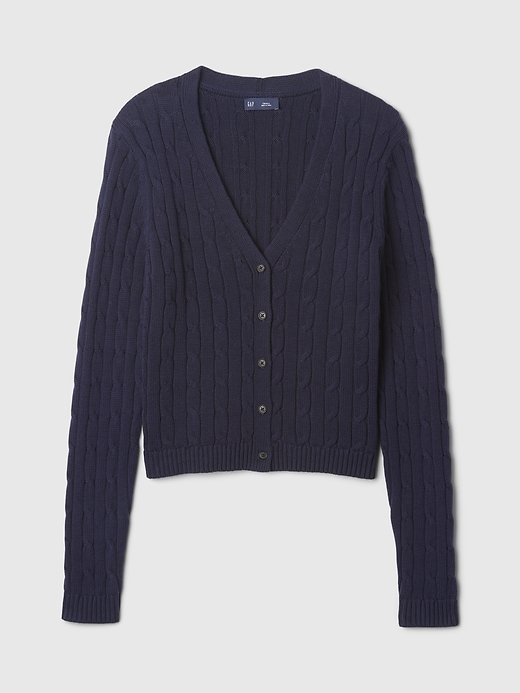 Image number 5 showing, Cable-Knit Cardigan