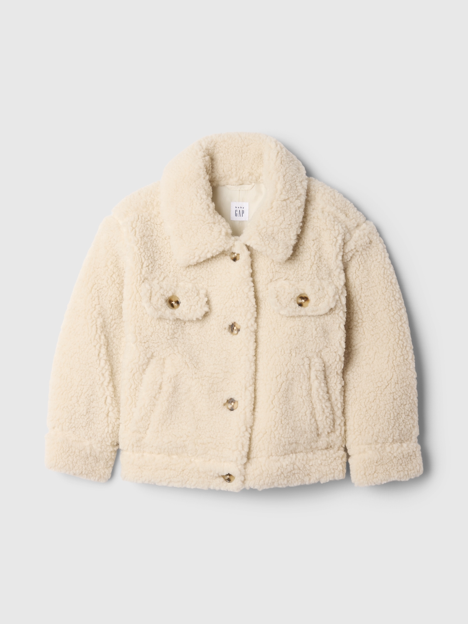 Gap Toddler Girls Sherpa Shirt Jacket