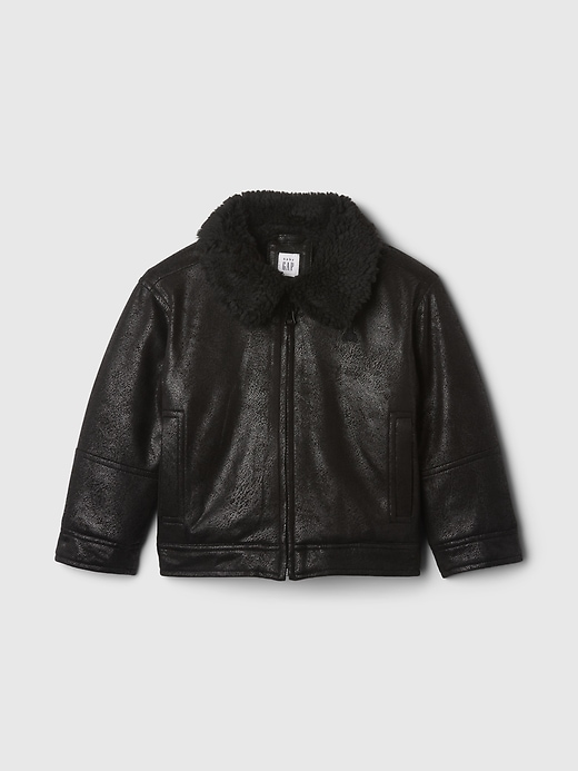 Image number 1 showing, babyGap Cozy Vegan Suede Jacket