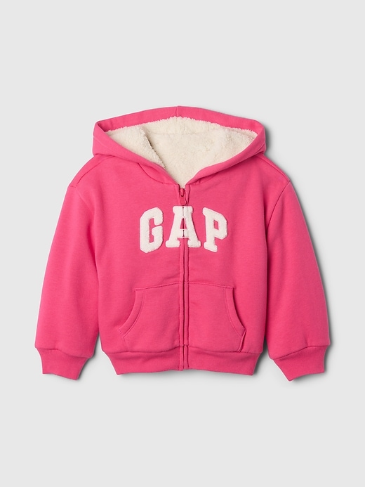 Image number 4 showing, babyGap Cozy Vintage Soft Zip Hoodie