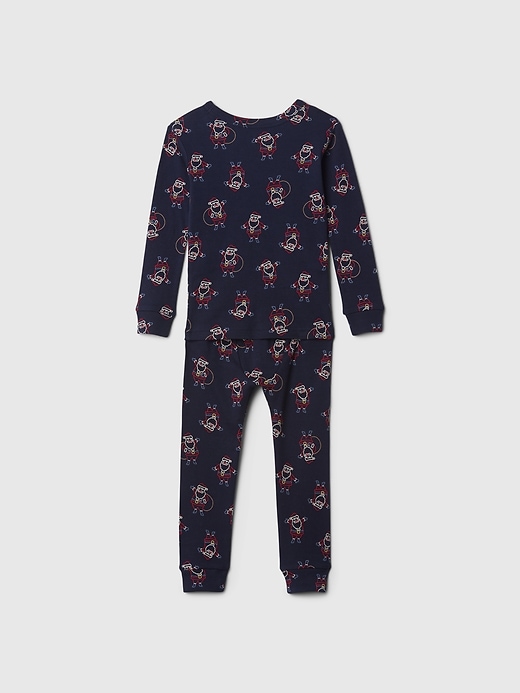 L'image numéro 3 présente Pyjama à motif des Fêtes en coton biologique babyGap