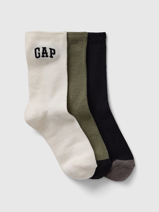 View large product image 1 of 1. Kids Crew Socks (3-Pack)