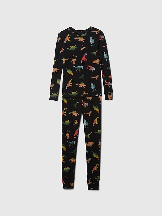 Image number 1 showing, Kids Organic Brushed Cotton PJ Set