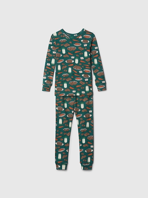 Image number 1 showing, babyGap Organic Brushed Cotton Holiday PJ Set