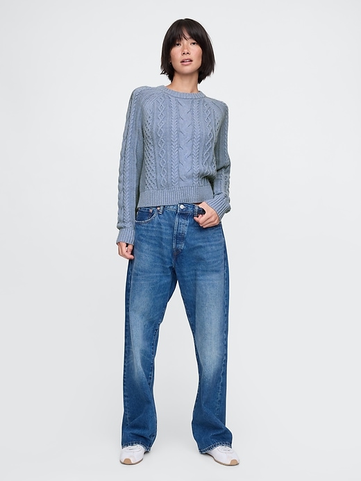 Image number 7 showing, Classic Cable-Knit Sweater