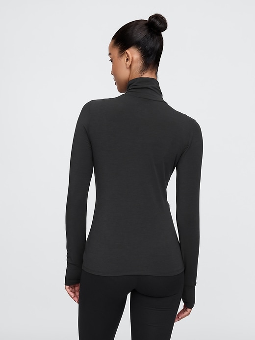 View large product image 2 of 13. GapFit Breathe Turtleneck