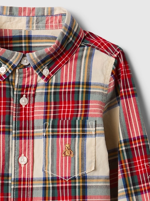 Image number 4 showing, babyGap Organic Cotton Poplin Shirt