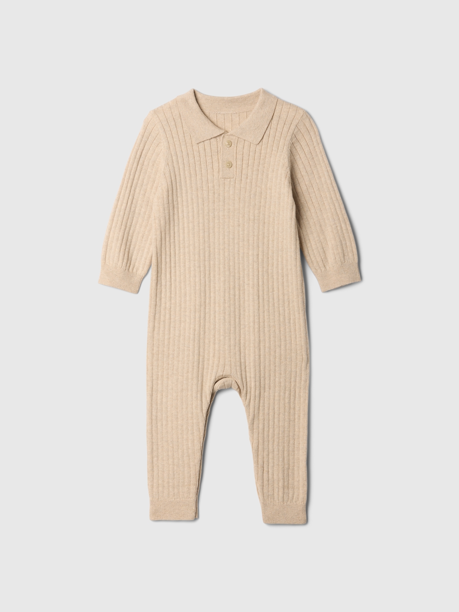 Une-pièce en tricot pour Bébé - Beige