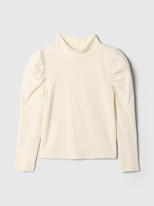 Image number 7 showing, babyGap Puff Sleeve Rib Mockneck