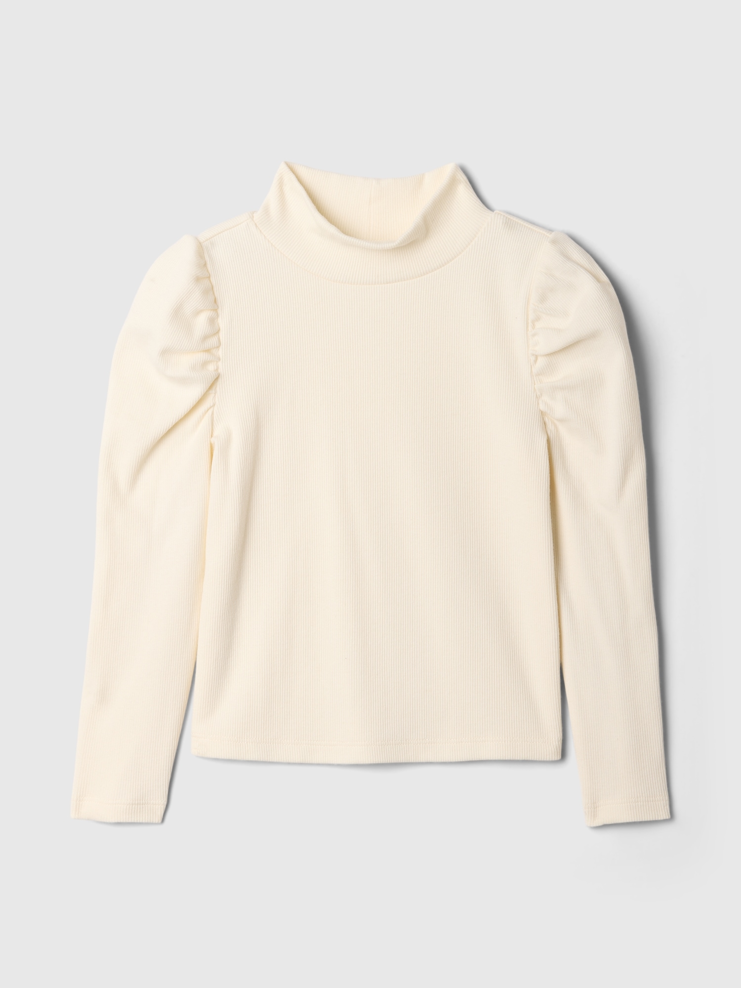 babyGap Puff Sleeve Rib Mockneck