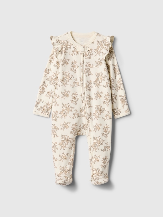 Image number 1 showing, Baby First Favorites Supima® Footed One-Piece