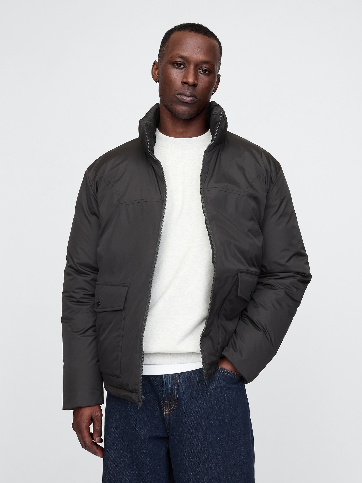 Gap Men s Recycled Modern Puffer Jacket