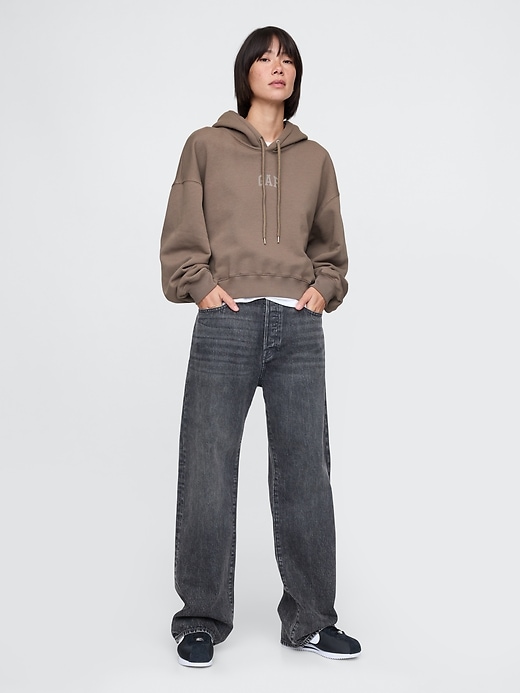 Image number 3 showing, Vintage Soft Cropped Hoodie