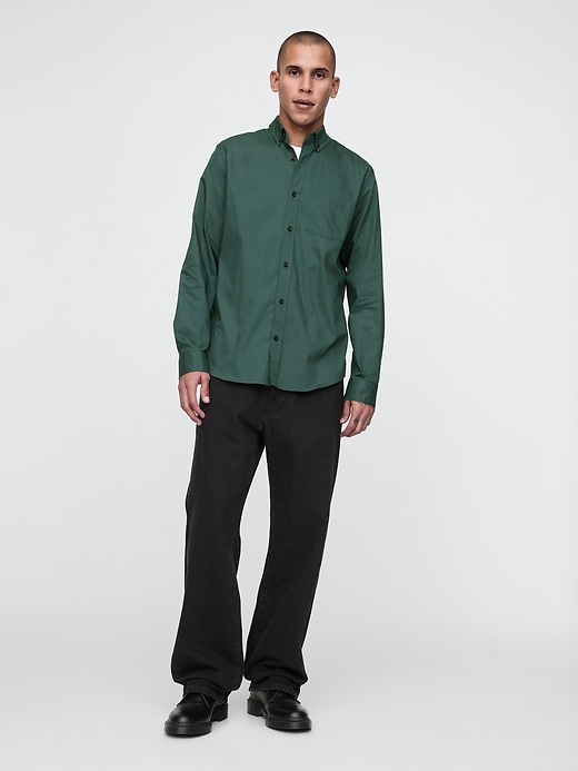 Image number 3 showing, All-Day Poplin Shirt in Standard Fit