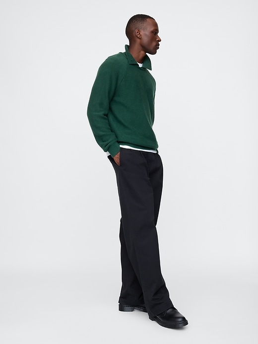 Image number 3 showing, CashSoft Polo Sweater