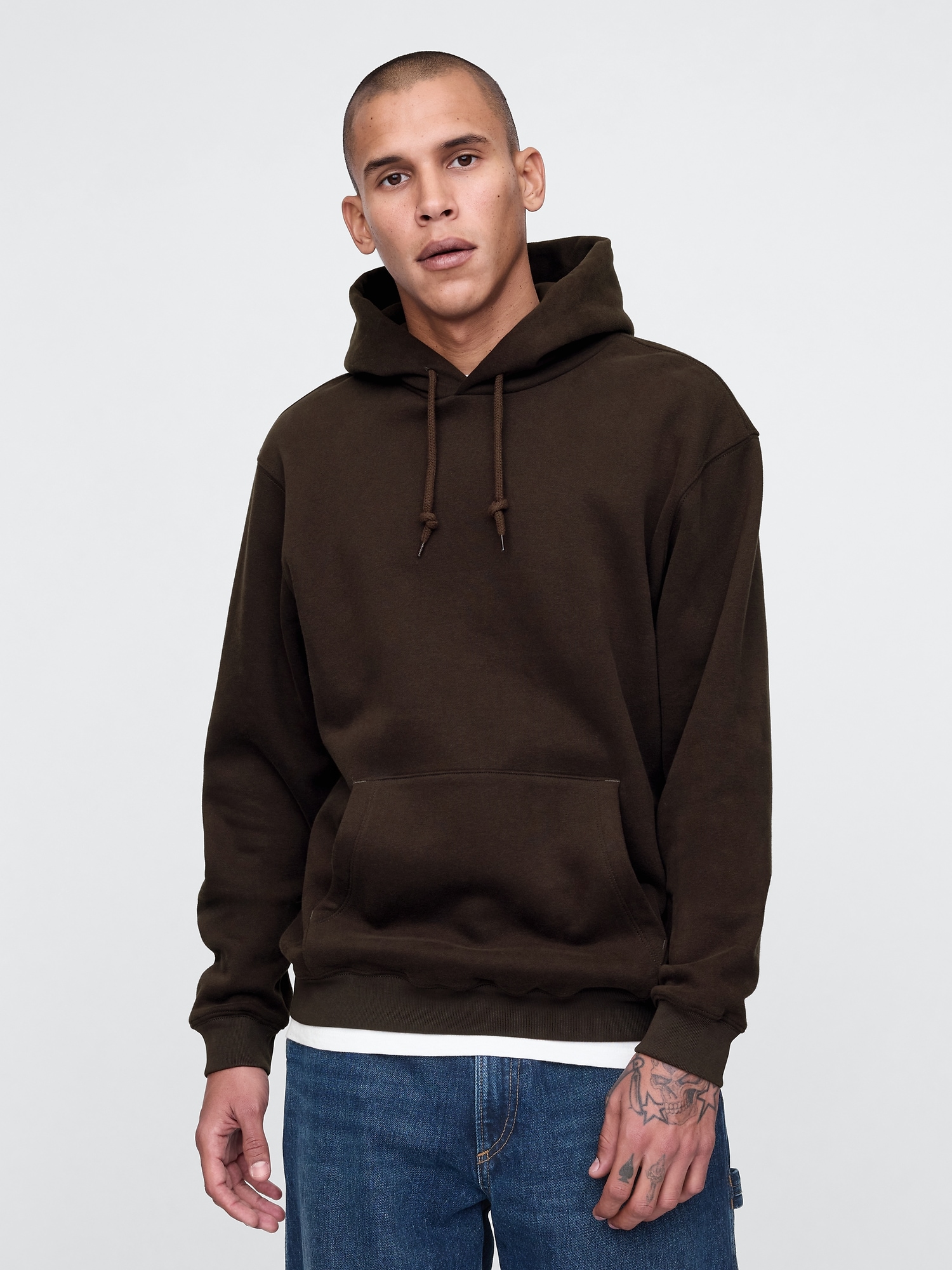 Vintage Soft Hoodie - Brown