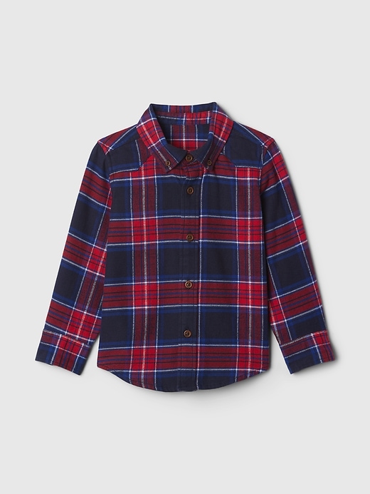 Image number 2 showing, babyGap Organic Cotton Flannel Shirt