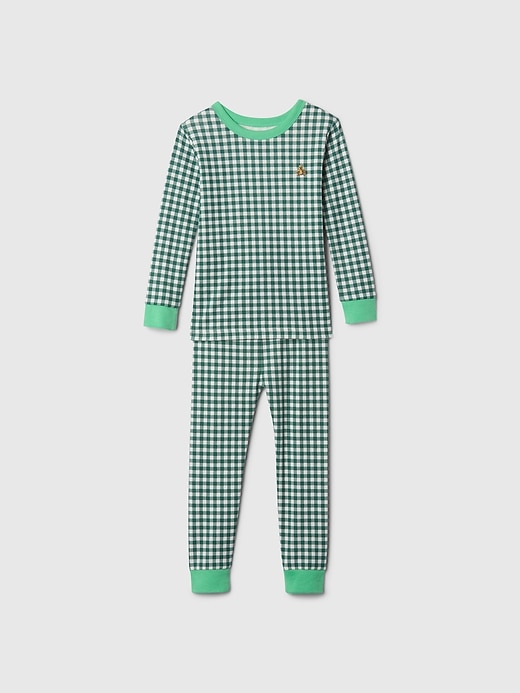 L'image numéro 2 présente Pyjama en coton biologique brossé babyGap