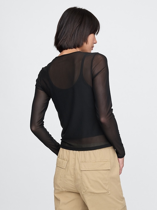 Image number 2 showing, Sheer Mesh Shirt