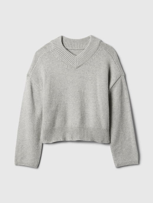 Image number 5 showing, CashSoft Oversized V-Neck Sweater